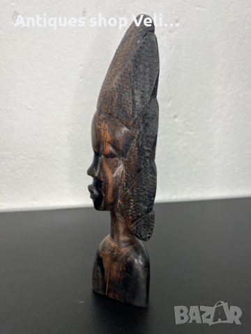 Африканска фигура №5035 , снимка 2 - Антикварни и старинни предмети - 44100765