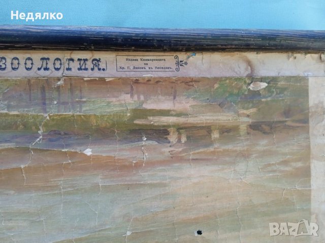 Стара карта, картина,1900г,RRR, снимка 6 - Антикварни и старинни предмети - 40688296