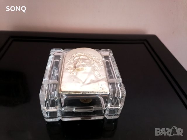 Прекрасна Италианска Кутия За Бижута Оловен Кристал Със  Иконка, снимка 12 - Други - 43150906