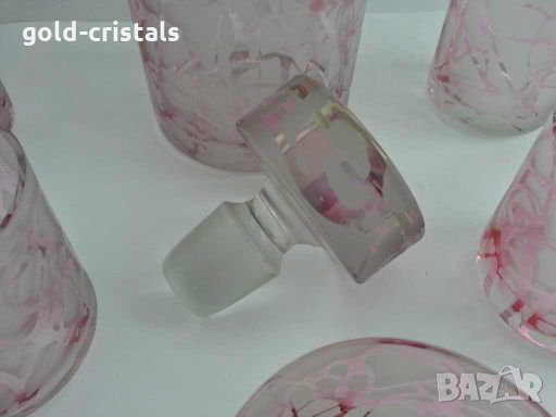 Гарафа с чаши, снимка 5 - Антикварни и старинни предмети - 28364643