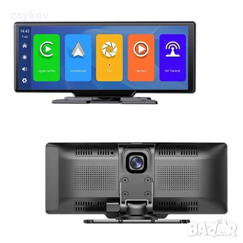 Мултимедийна станция Farrot Radio Android Auto CAR PLAY, DVR камера за заден ход, снимка 3 - Смарт гривни - 50334674