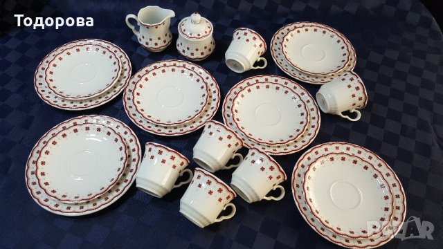 Порцеланов сервиз за кафе,чай - Бавария , снимка 5 - Други ценни предмети - 32949935