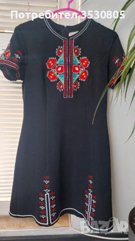 Рокля с пирински шевици, снимка 5 - Рокли - 53212161