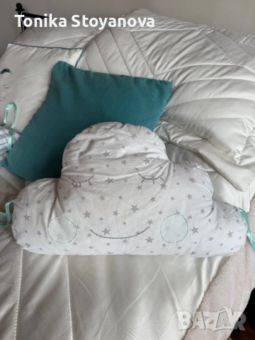 Обиколник / възглавници за детска кошара, снимка 7 - Спално бельо и завивки - 52561787