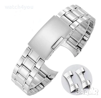 СТОМАНЕНА ВЕРИЖКА ЗА ЧАСОВНИК ЗАОБЛЕНИ КРАИЩА.ВЕРИЖКА С ИЗВИТИ НАКРАЙНИЦИ SEIKO ORIENT CASIO CITIZEN, снимка 4 - Други - 46754885