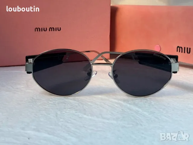 Miu 2024 дамски слънчеви очила елипса кръгли овални 4 цвята, снимка 17 - Слънчеви и диоптрични очила - 47931022