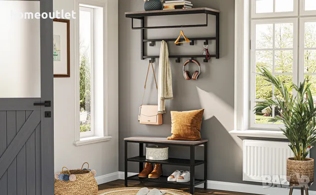 Стенна закачалка в индустриален стил BG12YM01, снимка 3 - Закачалки - 49311592