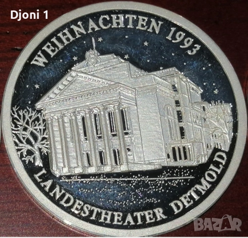 Сребърен Weihnachtstaler 1993