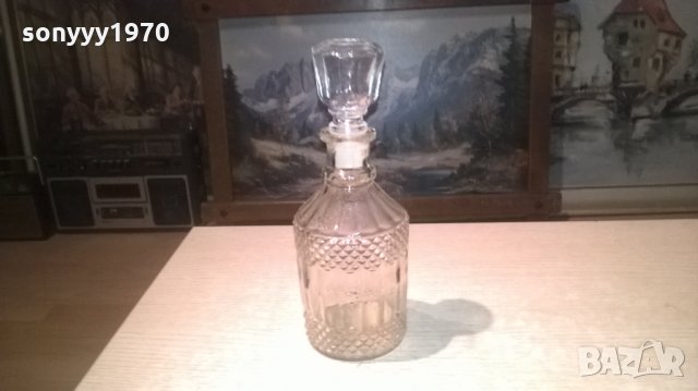 стъклено шише за уиски или др-25х10см, снимка 5 - Колекции - 27501325