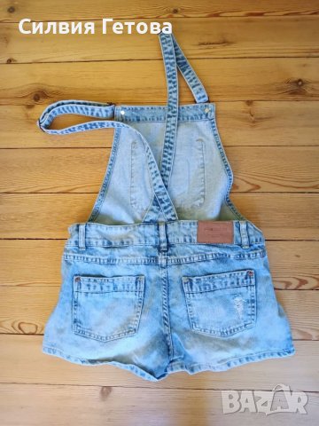 Дънков гащеризон FB Sister с накъсани мотиви р-р M, снимка 2 - Гащеризони - 37362717