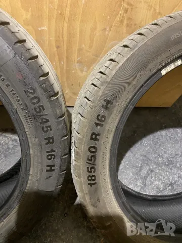 комплект летни SMART 453- CONTINENTAL 205/45 R16 и 185/50 R16, снимка 4 - Гуми и джанти - 48808462