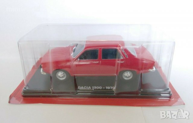 Dacia 1300 1970 - мащаб 1:24 на Hachette моделът е нов в блистер, снимка 2 - Колекции - 38396837