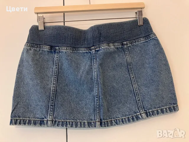 Дънкова пола, снимка 2 - Поли - 47393748