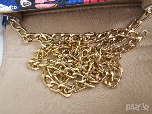 Синя чанта с пеперуди, снимка 5 - Чанти - 43153696