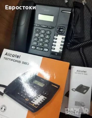 Бизнес стационарен телефон Alcatel Temporis 580, снимка 4 - Стационарни телефони и факсове - 47308257