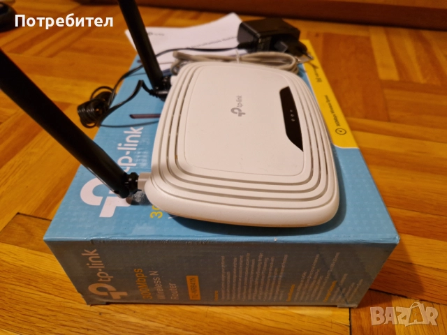 Рутер TP-Link TL-WR841N, снимка 3 - Рутери - 51966568