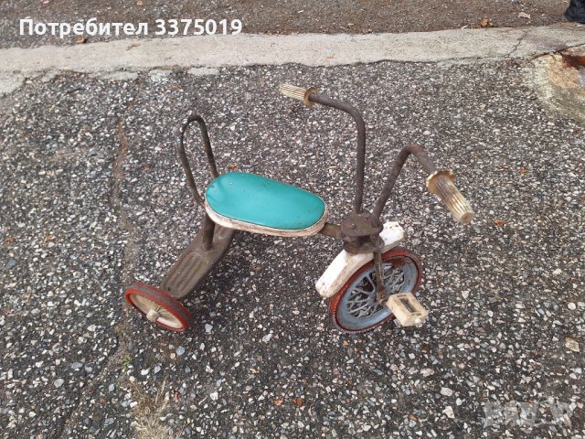 Стара детска триколка, снимка 4 - Антикварни и старинни предмети - 44000029