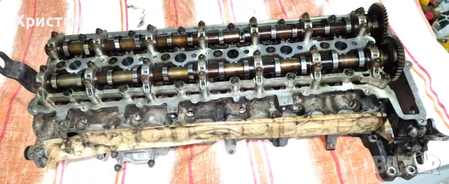 Двигател BMW X5 40D N57D30B 313 кс. - Цилиндрова глава окомплектована, снимка 3 - Части - 48925678