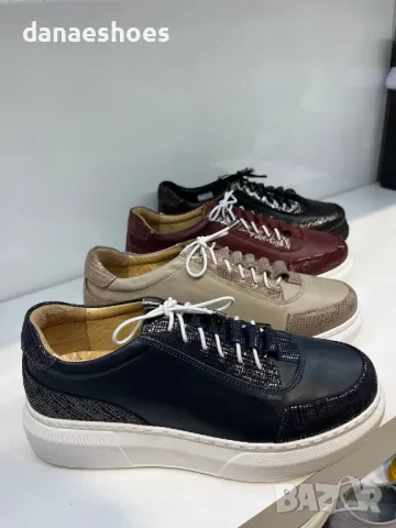 Обувки от естествена кожа в черно с анатомична подметка , снимка 7 - Дамски ежедневни обувки - 49075488