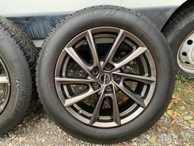 Алуминиеви джанти със зимни гуми Borbet 215/60/17 5x112 BMW X1 X2, снимка 5 - Гуми и джанти - 38093703