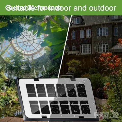 Слънчева Автоматична напоителна система, 12 режима на таймер + 15 м маркуч + функция за аларма, снимка 4 - Напояване - 47576160