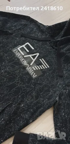 Emporio Armani EA7 Hoodie Mens Size L/XL НОВО! ОРИГИНАЛ! Мъжки Суичър!