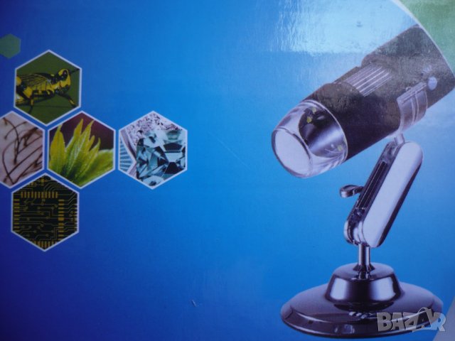 1600Х цифров микроскоп с USB , снимка 1 - Друга електроника - 26876423