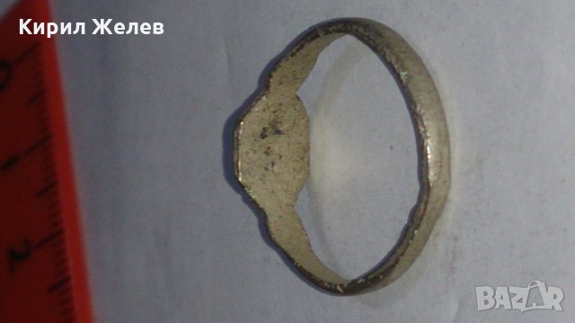 Старинен пръстен сачан - 60261, снимка 4 - Пръстени - 29003509
