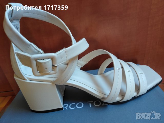 Оригинални дамски сандали "Marco Tozzi", снимка 12 - Дамски обувки на ток - 38102529