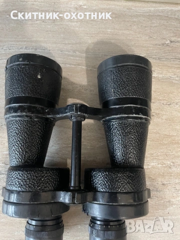 Антикварен английски военен бинокъл, снимка 5 - Антикварни и старинни предмети - 53230535