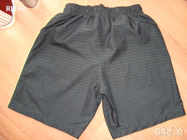 NIKE MAX GRAPHIC FOOTBALL SHORTS - шорти неон и черно, снимка 4 - Спортни дрехи, екипи - 32836434