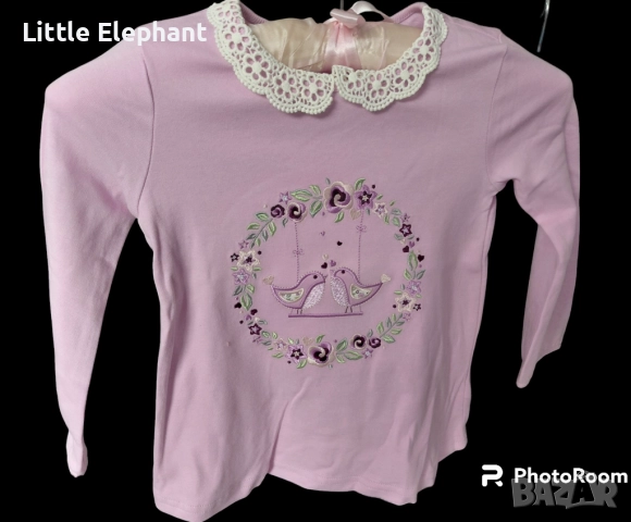 Туника за 18-24 мес мом"Люлка на любовта,птиченца и цветя",Англия/нова