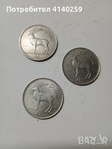 ИРЛАНДИЯ Монети 1 паунд 1998 1995 1990 г , снимка 3 - Нумизматика и бонистика - 52207625