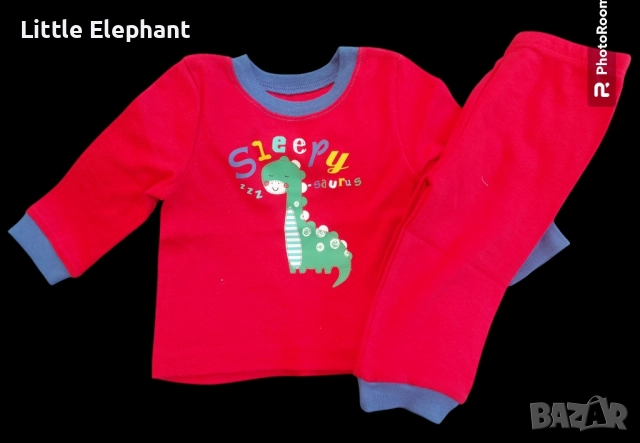 Пижамка от две части за момченце на 6-9 мес"Sleepy saurus",Англия/нова