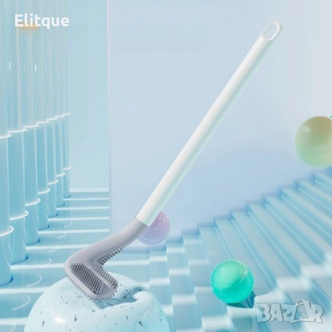 Силиконова четка за ефективно почистване на тоалетна, снимка 4 - Други стоки за дома - 52897222