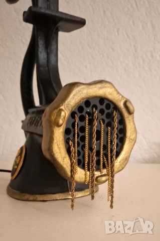 Бутикова Настолна Лампа в индустриален стил, снимка 4 - Настолни лампи - 53488369