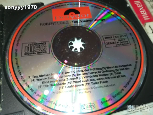 ROBERT LONG CD MADE IN WEST GERMANY 2907251155, снимка 5 - CD дискове - 51177306