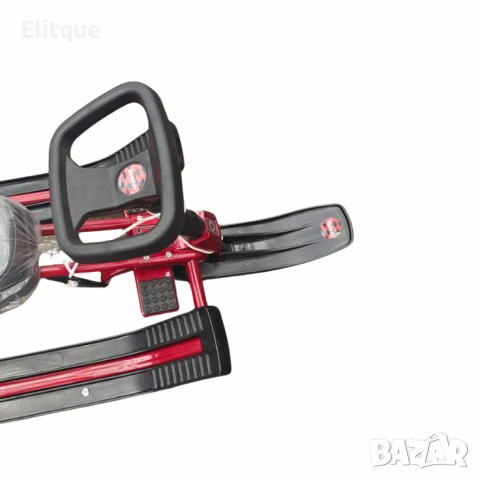 Зимна шейна с кормило, предни и задни ски и метална спирачка Mustang, снимка 15 - Други стоки за дома - 53040060