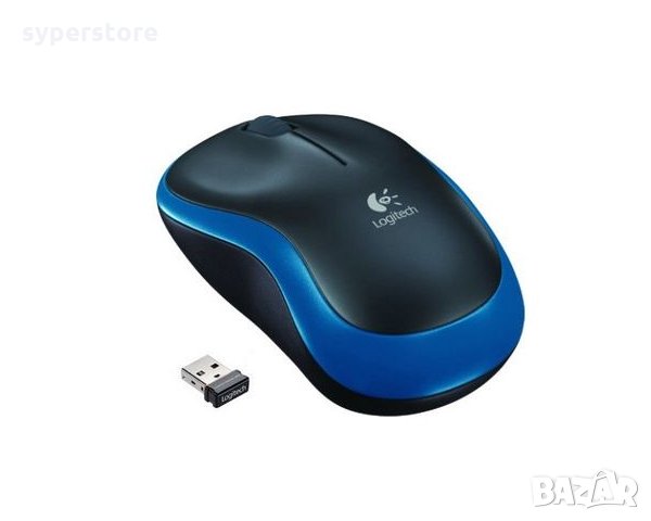 Мишка Безжична Logitech M185 Swift Grey Mini 1000dpi Сива Wireless Optical Mouse, снимка 2 - Клавиатури и мишки - 11412991