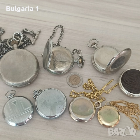 Швейцарски механични джобни часовници/Швейцарски механичен джобен часовник , снимка 2 - Стенни часовници - 51731497