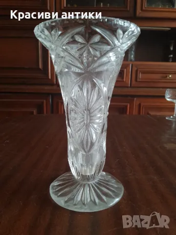 Кристални ваза, красива, снимка 4 - Други ценни предмети - 47456758