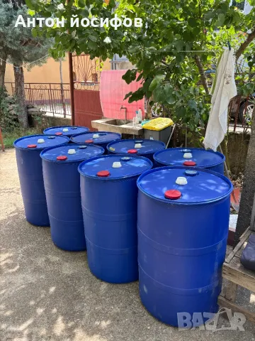 Пластмасови бидони 220л, снимка 1