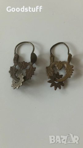 Възрожденски сачан обеци,накит, арпалии,бронз,от баба чеиза , снимка 5 - Антикварни и старинни предмети - 53466763