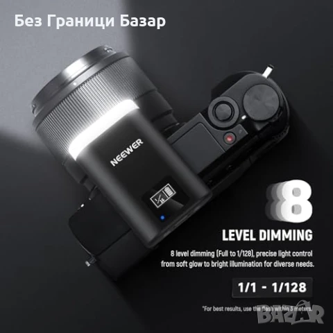 Нова Компактна фото светкавица NEEWER BASICS за камери с hot shoe фото, снимка 5 - Светкавици, студийно осветление - 51146063