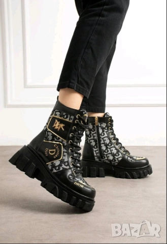 висококачествени дамски боти Christian Dior Louis Vuitton , снимка 4 - Дамски боти - 52158338