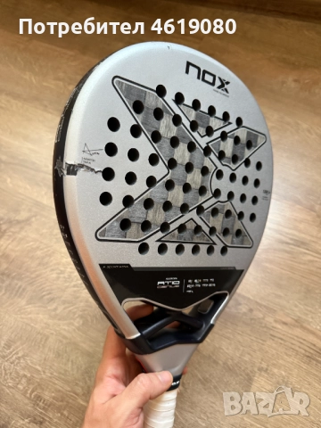 Падел Ракета NOX AT10 Luxury Genius 18K Alum 2024, снимка 5 - Тенис - 52355233