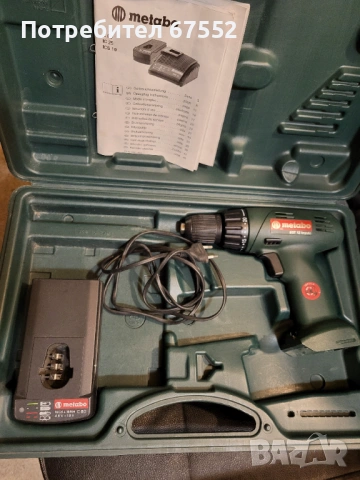 Винтоверт в куфар Metabo BST12 impuls със зарядно 