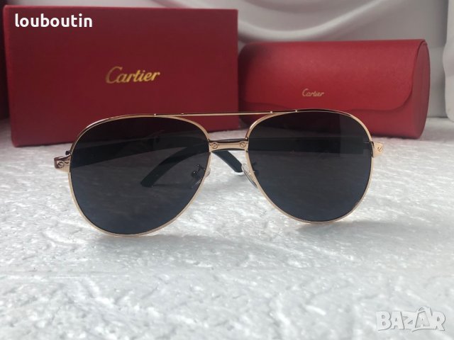Cartier 2022 висок клас мъжки слънчеви очила унисекс, снимка 3 - Слънчеви и диоптрични очила - 37375466