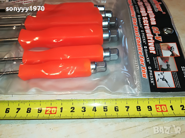 УДАРНИ ОТВЕРТКИ-ЯКИ ЗДРАВИ С ЗАХВАТ ЗА КЛЮЧ 080422, снимка 5 - Отвертки - 36385911