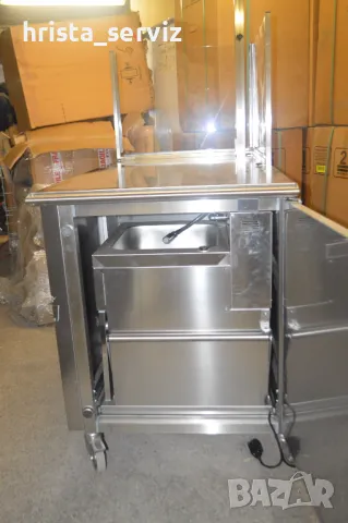 Кетърингова маса с мобилна мивка, снимка 10 - Обзавеждане за заведение - 47927648